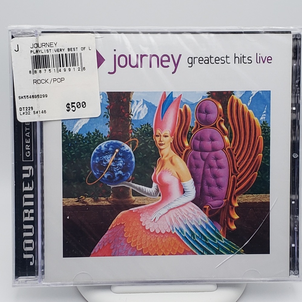 Journey Greatest Hits Live CD Rock Pop Steve Perry 16 Tracks